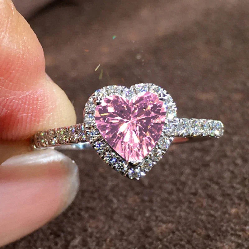 Brilliant Heart Rings