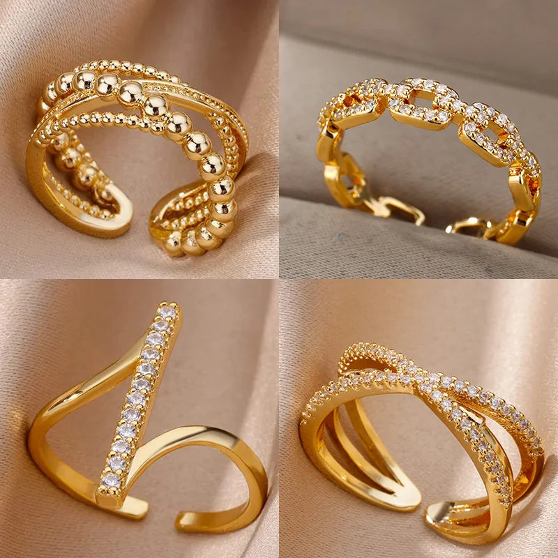 Geometric Rings Luxury