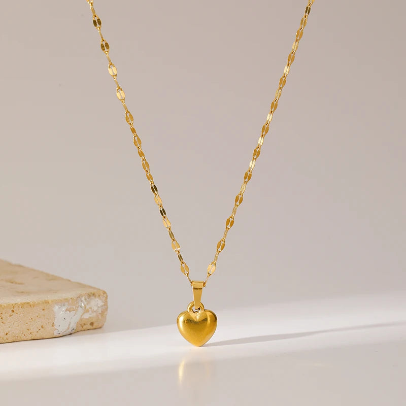 Heart Love Necklace Bracelets Earrings