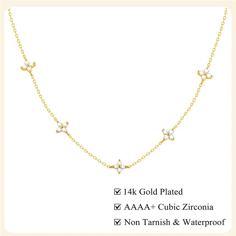 Dainty Lucky Leaf Necklace