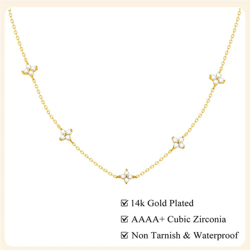 Dainty Lucky Leaf Necklace