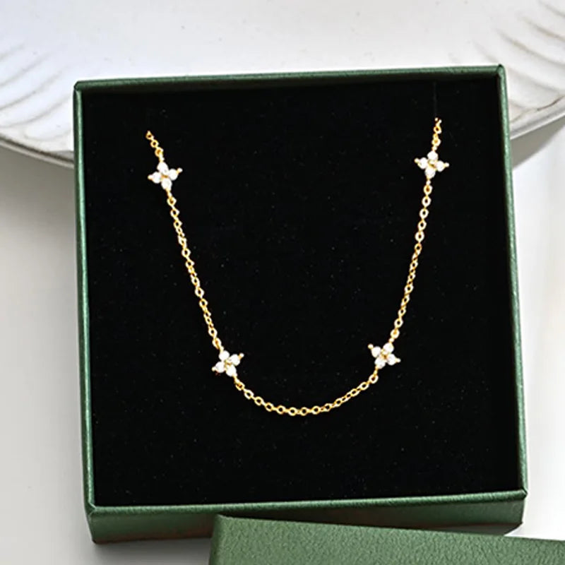 Dainty Lucky Leaf Necklace