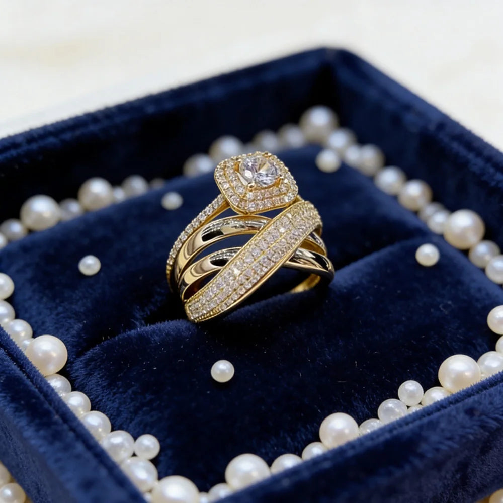 Luxury Female Ring Gold