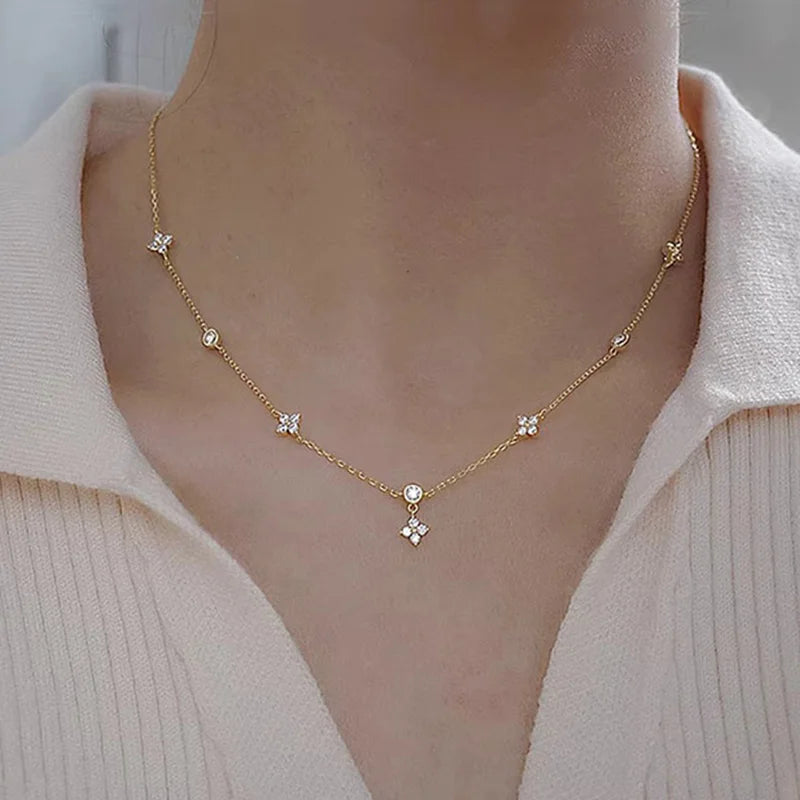 Dainty Lucky Leaf Necklace