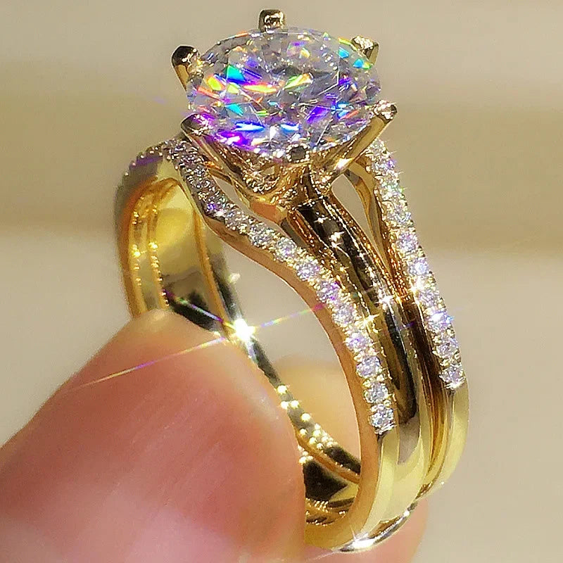 Rose Gold Color Rings for Women Classic
