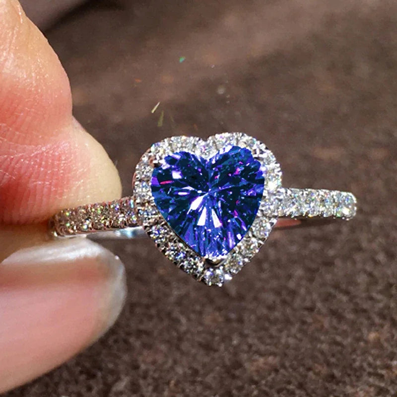 Brilliant Heart Rings