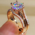 Rose Gold Color Rings for Women Classic